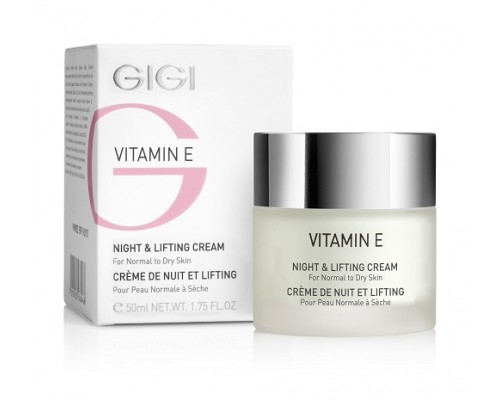 Vitamin E Night & Lifting Cream For Dry Skin